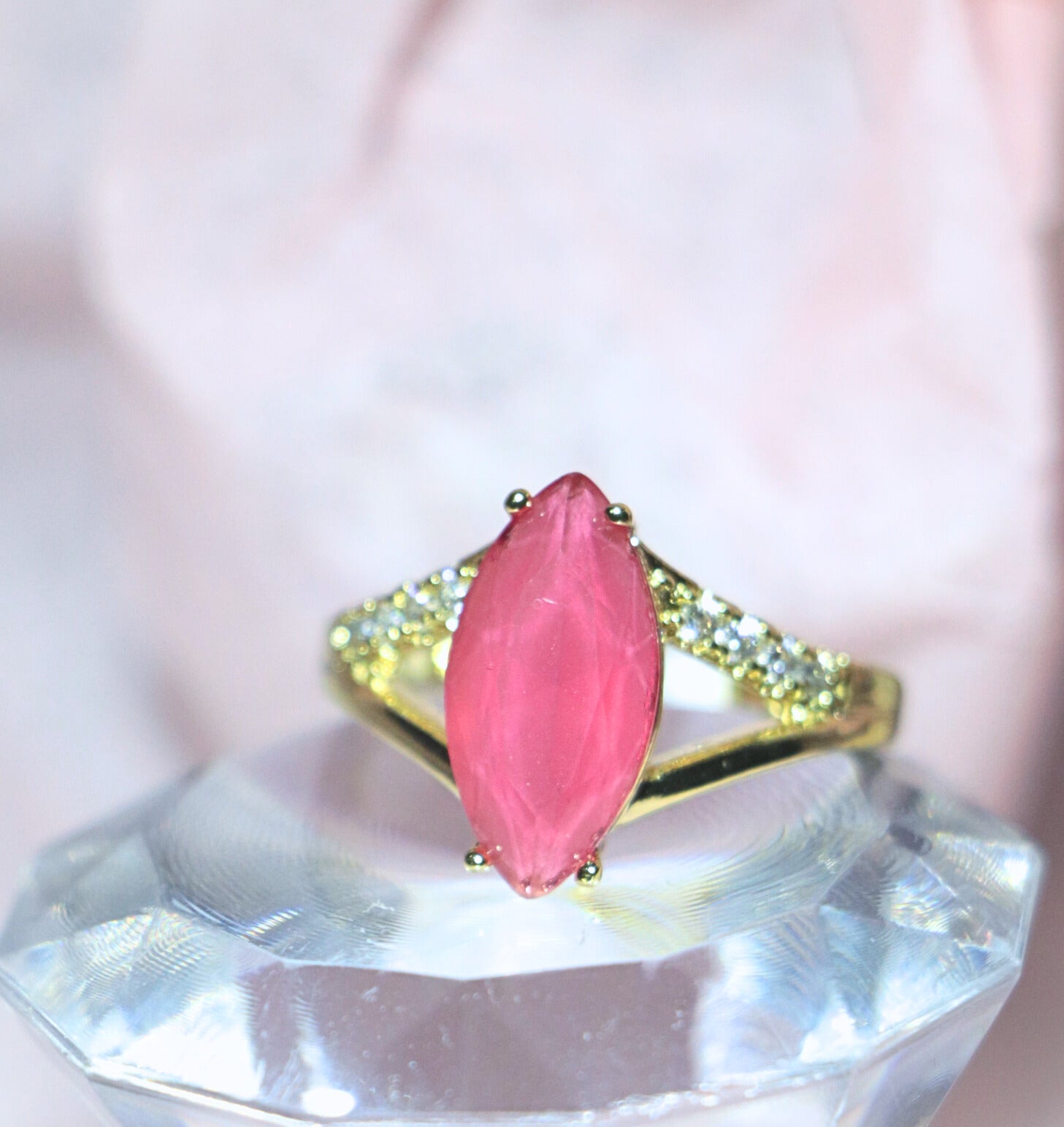 Fuchsia meets Magenta Ring