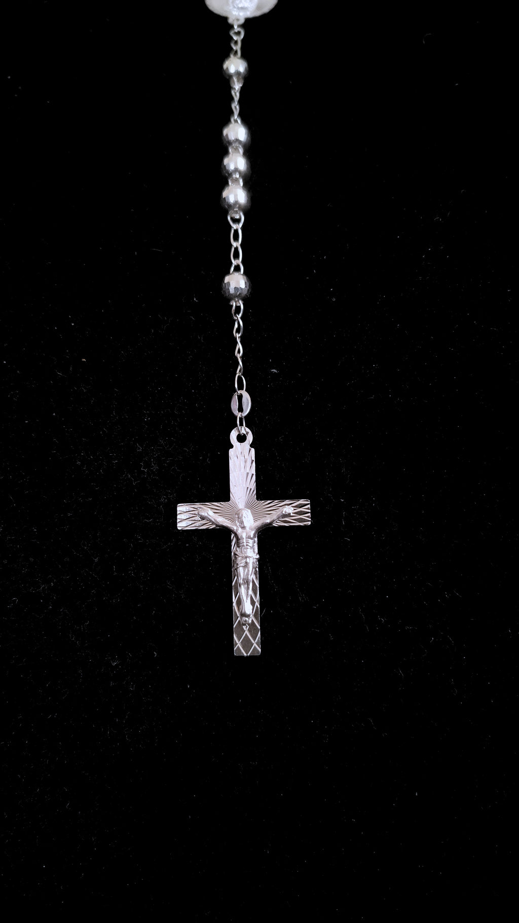 Silver Luxury Rosary