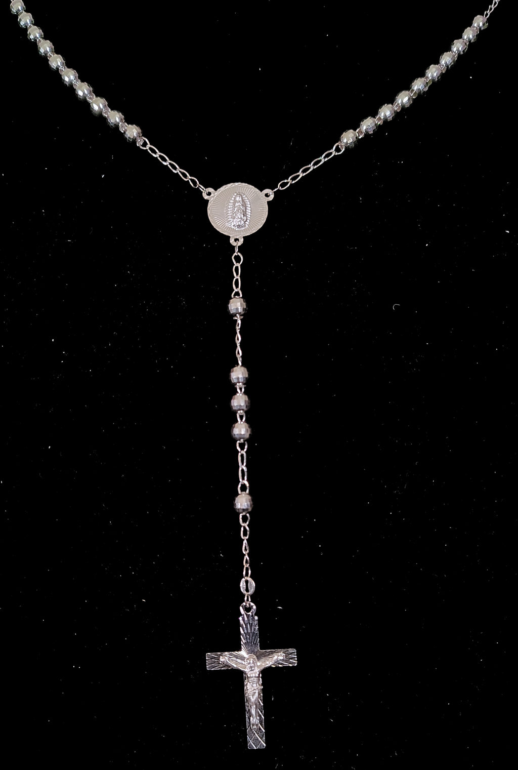 Silver Luxury Rosary