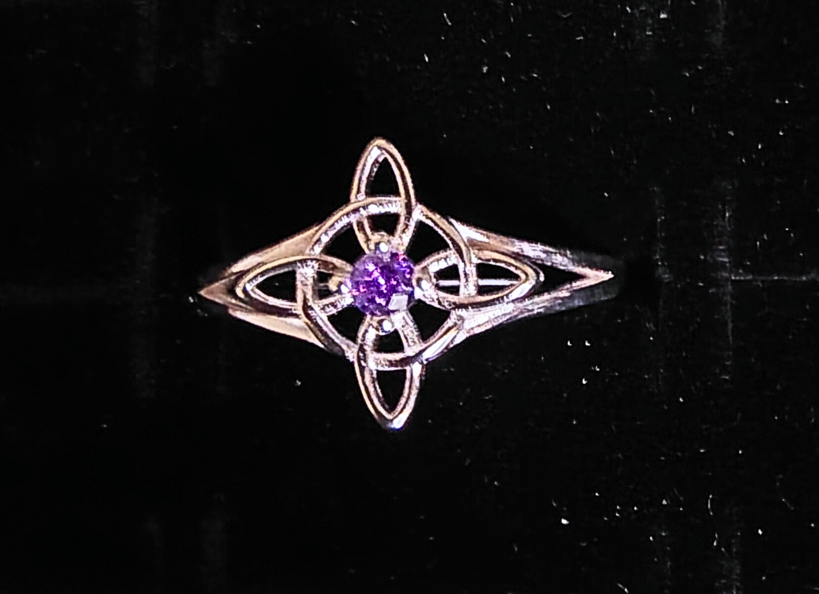 Purple Celtic Ring